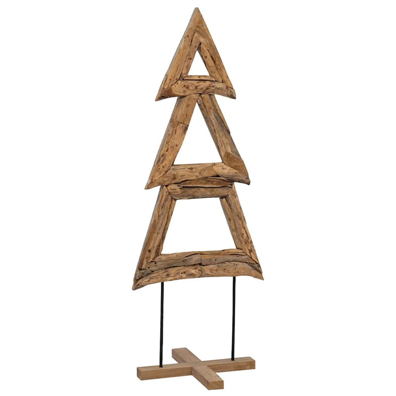 Load image into Gallery viewer, Vidaxl kerstboom met standaard bruin 90 cm massief teakhout
