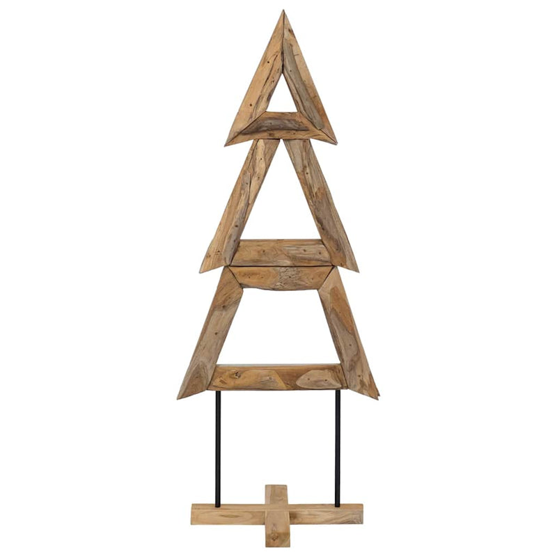 Load image into Gallery viewer, Vidaxl kerstboom met standaard bruin 149,5 cm massief teakhout
