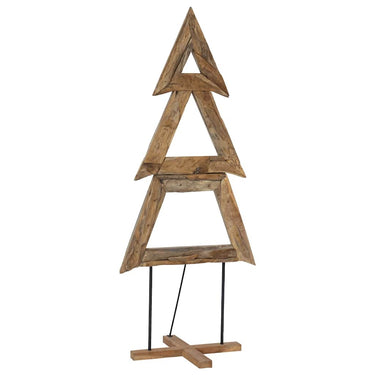 Vidaxl kerstboom met standaard bruin 181 cm massief teakhout