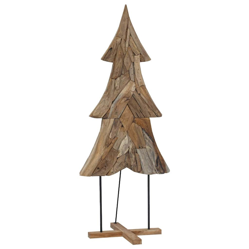 Load image into Gallery viewer, Vidaxl kerstboom met standaard bruin 181,5 cm massief teakhout

