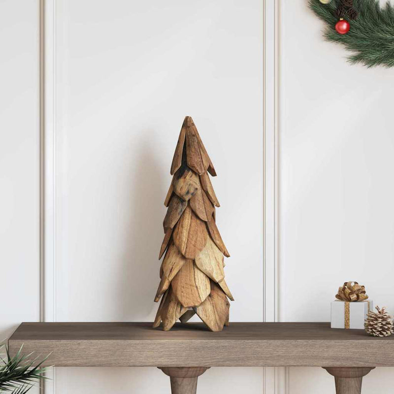 Load image into Gallery viewer, Vidaxl kerstboom met standaard bruin 51 cm massief teakhout
