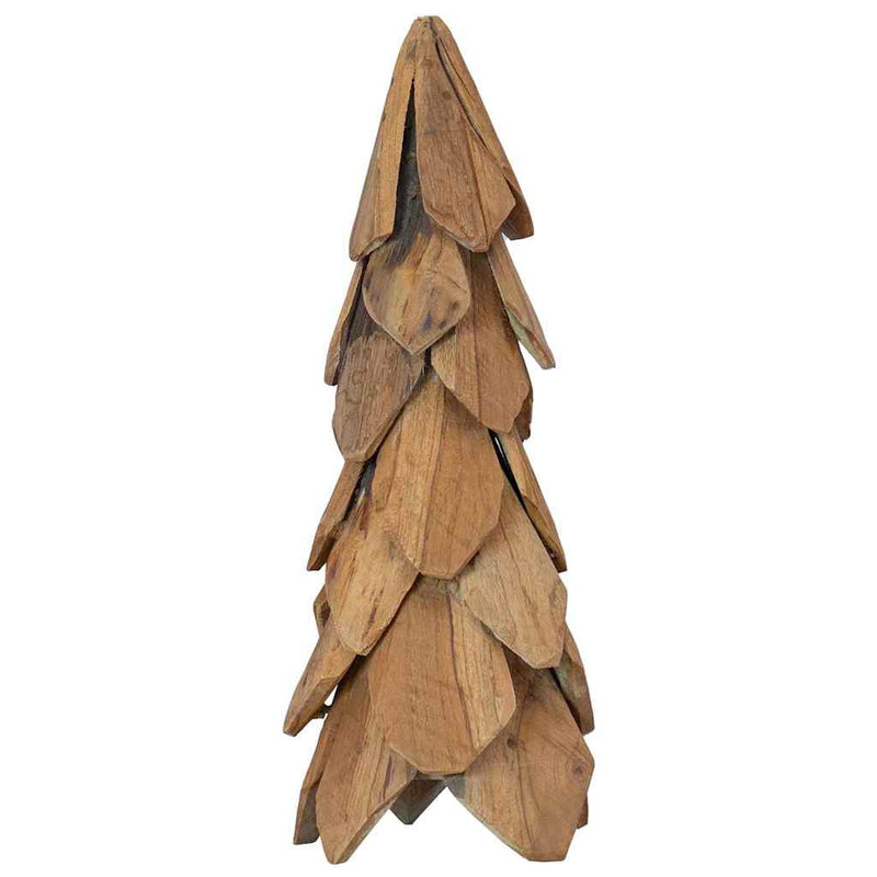 Load image into Gallery viewer, Vidaxl kerstboom met standaard bruin 51 cm massief teakhout
