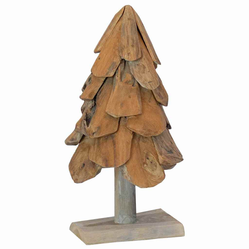 Load image into Gallery viewer, Vidaxl kerstboom met standaard bruin 61 cm massief teakhout
