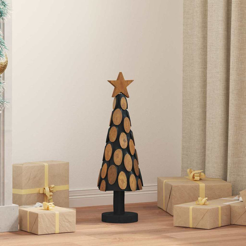Load image into Gallery viewer, Vidaxl kerstboom met standaard bruin 61 cm massief teakhout
