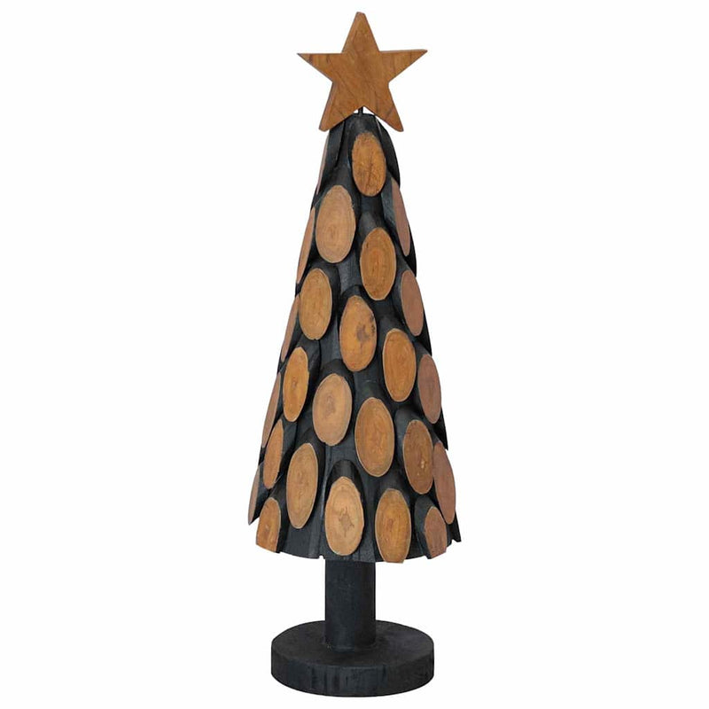 Load image into Gallery viewer, Vidaxl kerstboom met standaard bruin 61 cm massief teakhout
