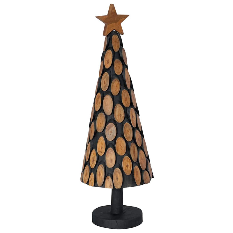 Load image into Gallery viewer, Vidaxl kerstboom met standaard bruin 90 cm massief teakhout
