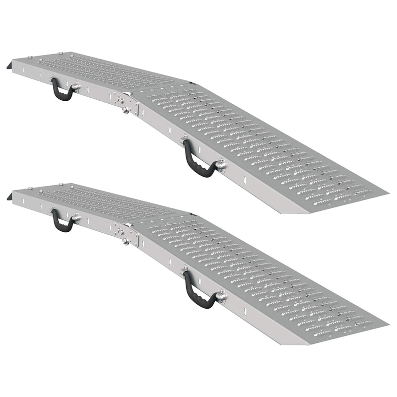 Load image into Gallery viewer, Vidaxl laadhelling 200 kg 2 pcs zilver 166 x 23 x 4,5 cm
