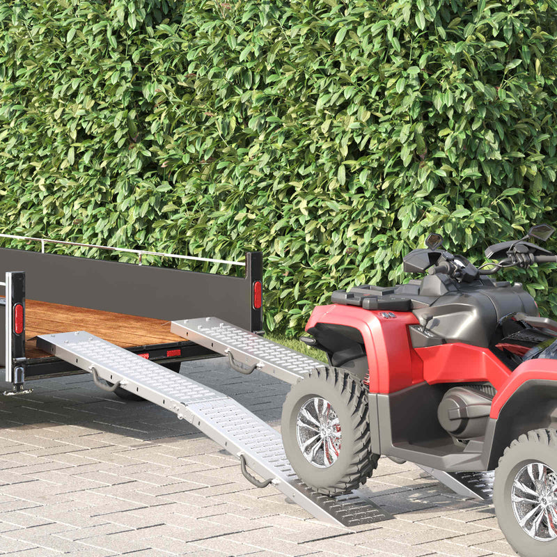 Load image into Gallery viewer, Vidaxl laadhelling 200 kg 2 pcs zilver 186 x 23 x 4,5 cm
