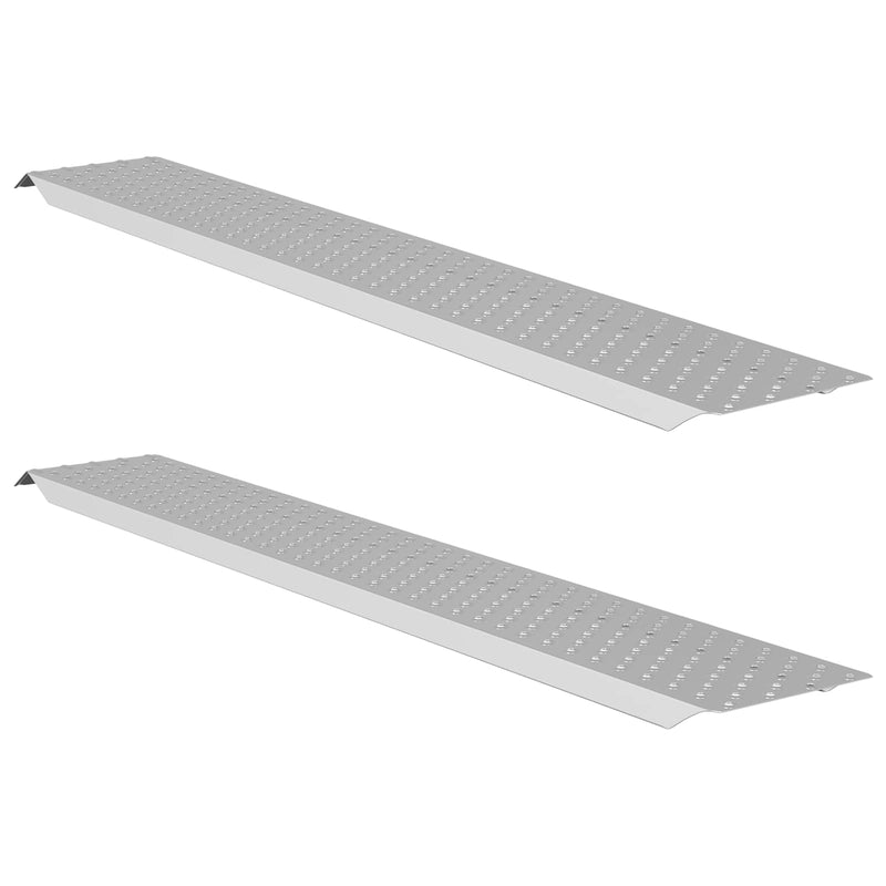 Load image into Gallery viewer, Vidaxl laadhelling 200 kg zilver 159 x 23 x 5 cm gegalvaniseerd staal

