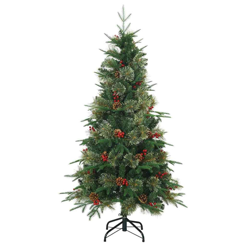 Load image into Gallery viewer, Vidaxl kunstmatige inklapbare kerstboom groen 120 cm pvc, pe en staal
