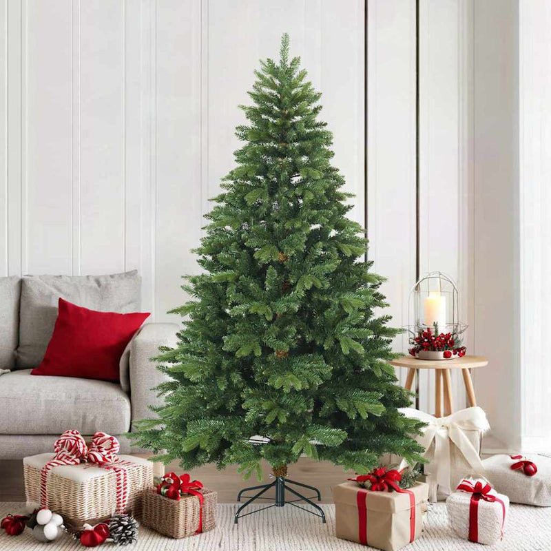 Load image into Gallery viewer, Vidaxl kunstmatige inklapbare kerstboom groen 180 cm pvc, pe en staal
