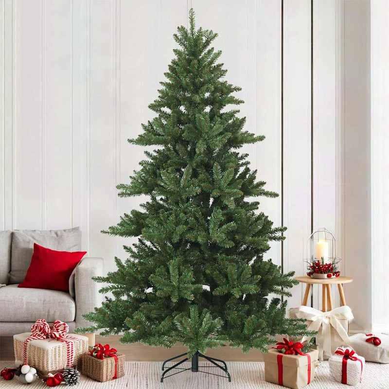 Load image into Gallery viewer, Vidaxl kunstmatige inklapbare kerstboom groen 210 cm pvc, staal
