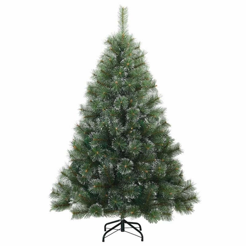 Load image into Gallery viewer, Vidaxl kunst kerstboom met geveerde takken, sneeuw bedekt groen 150 cm

