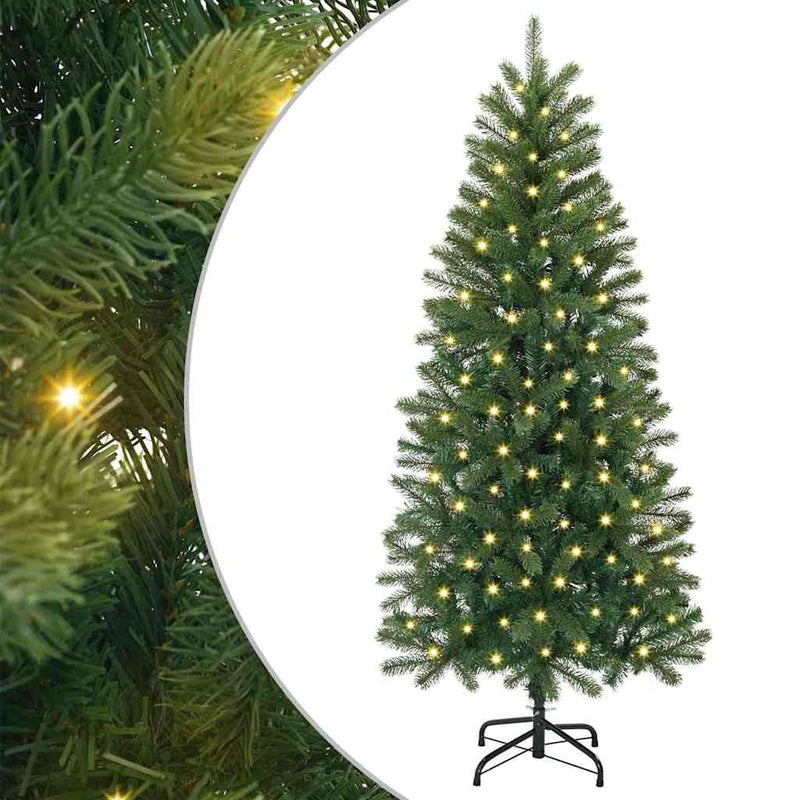 Load image into Gallery viewer, Vidaxl kunstkerstboom met 150 led met standaard groen 120 cm pe en pvc
