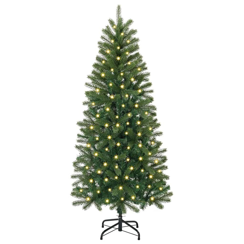 Load image into Gallery viewer, Vidaxl kunstkerstboom met 150 led met standaard groen 120 cm pe en pvc
