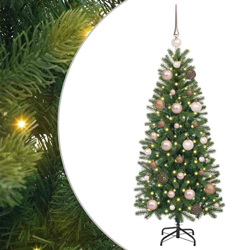 Load image into Gallery viewer, Vidaxl kunstkerstboom met 150 led met standaard groen 120 cm pe en pvc
