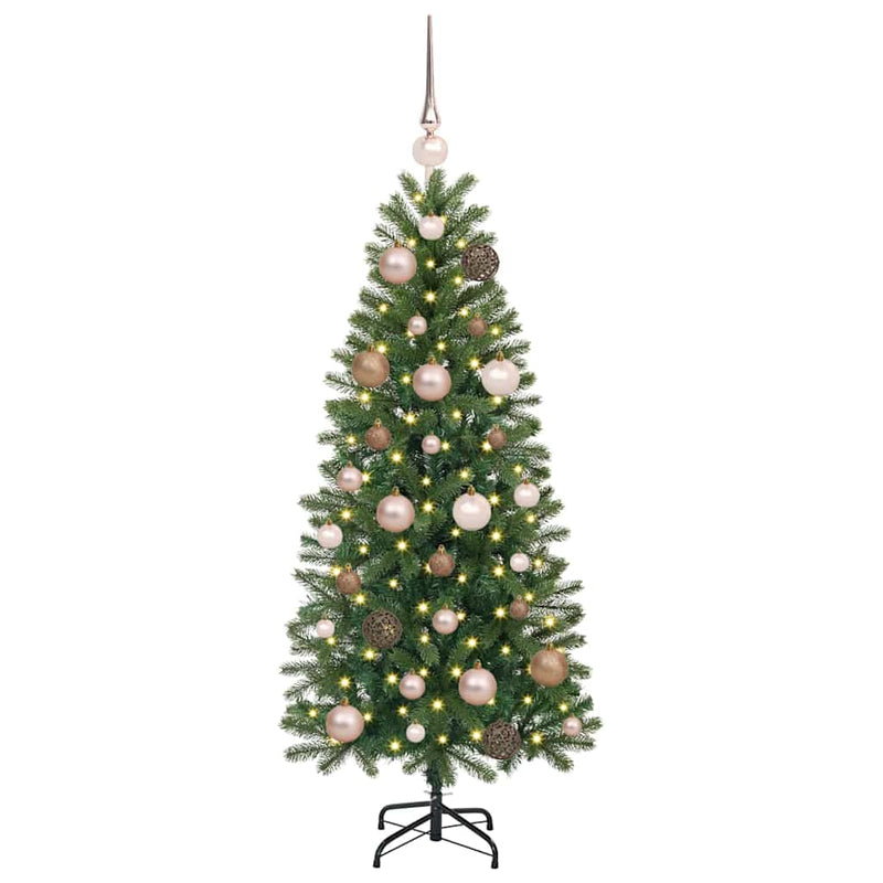 Load image into Gallery viewer, Vidaxl kunstkerstboom met 150 led met standaard groen 120 cm pe en pvc
