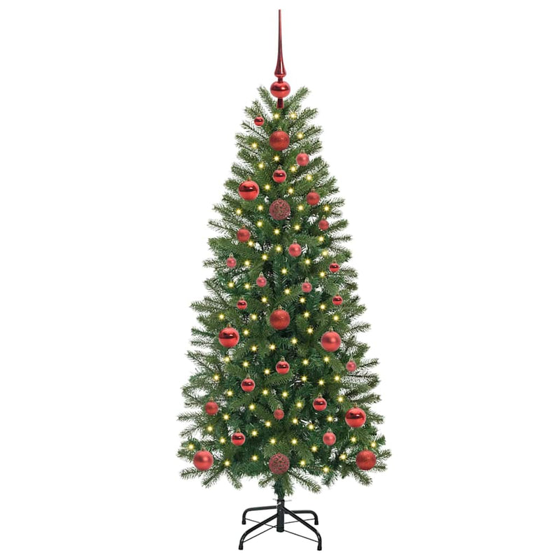 Load image into Gallery viewer, Vidaxl kunstkerstboom met 150 led met standaard groen 120 cm pe en pvc
