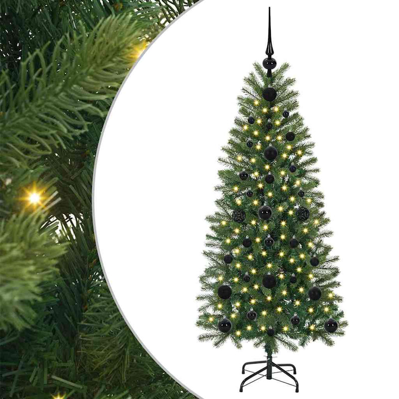 Load image into Gallery viewer, Vidaxl kunstkerstboom met 150 led met standaard groen 120 cm pe en pvc
