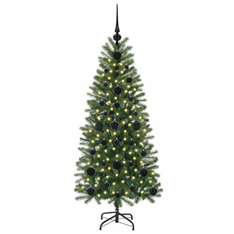 Load image into Gallery viewer, Vidaxl kunstkerstboom met 150 led met standaard groen 120 cm pe en pvc
