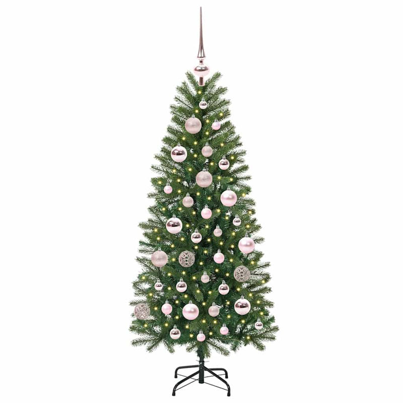 Load image into Gallery viewer, Vidaxl kunstkerstboom met 150 led met standaard groen 120 cm pe en pvc
