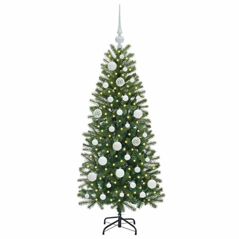 Load image into Gallery viewer, Vidaxl kunstkerstboom met 150 led met standaard groen 120 cm pe en pvc
