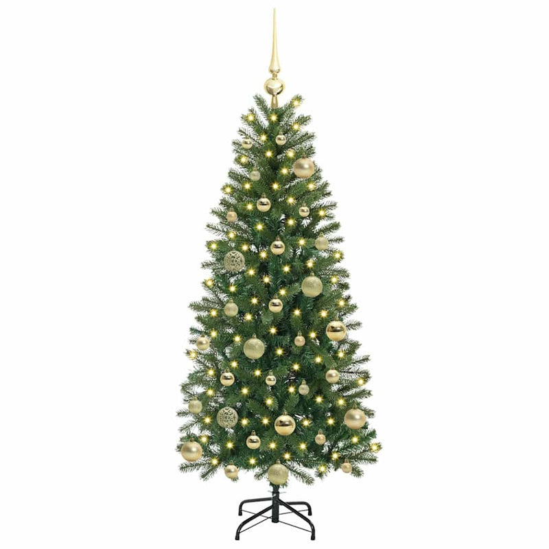 Load image into Gallery viewer, Vidaxl kunstkerstboom met 150 led met standaard groen 120 cm pe en pvc
