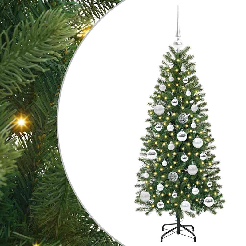 Load image into Gallery viewer, Vidaxl kunstkerstboom met 150 led met standaard groen 120 cm pe en pvc
