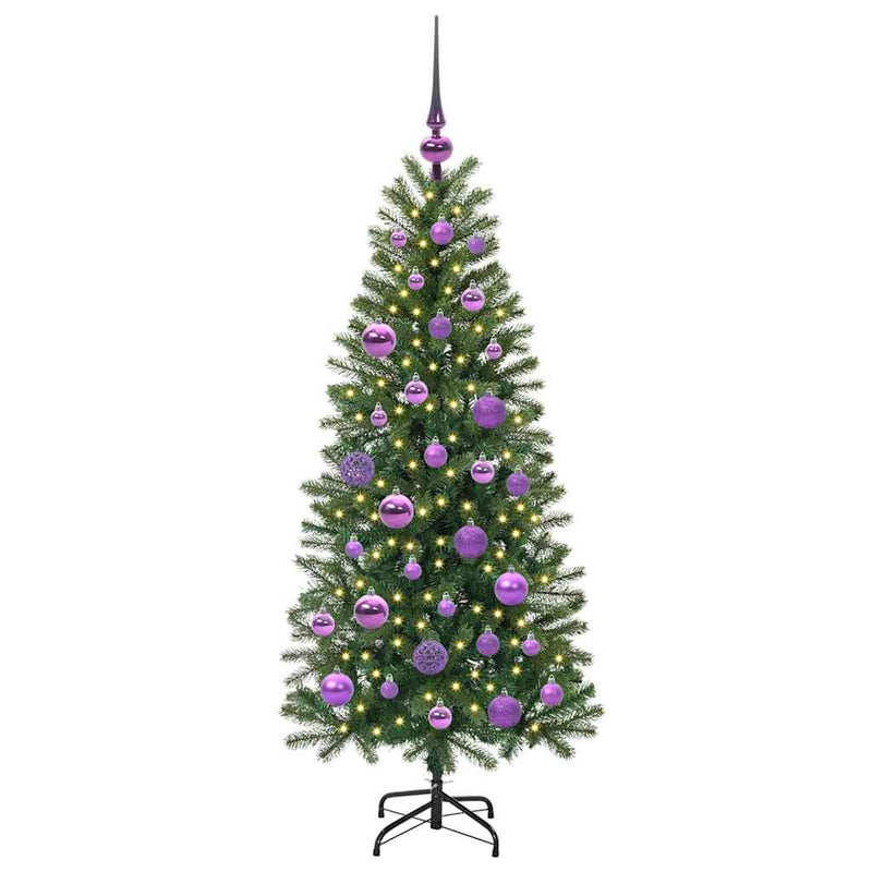 Load image into Gallery viewer, Vidaxl kunstkerstboom met 150 led met standaard groen 120 cm pe en pvc
