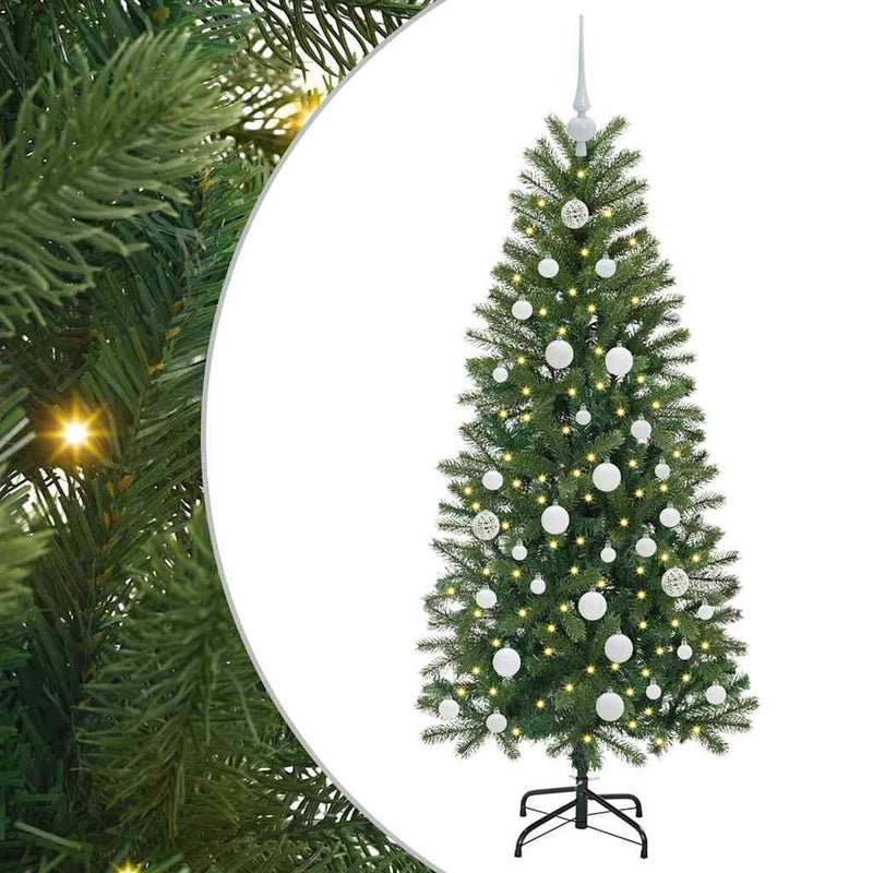 Load image into Gallery viewer, Vidaxl kunstkerstboom met 150 led met standaard groen 150 cm pe en pvc
