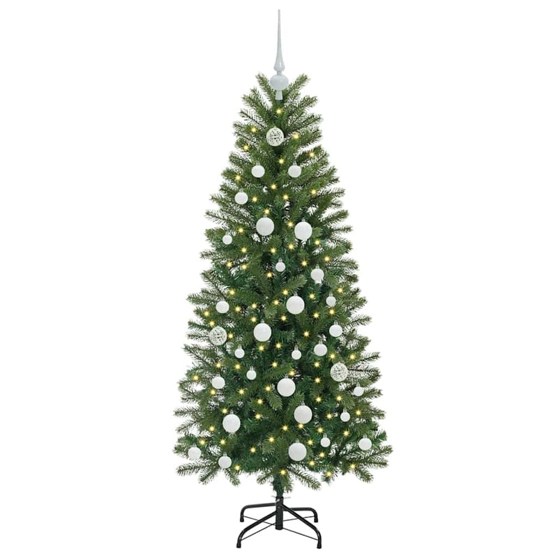 Load image into Gallery viewer, Vidaxl kunstkerstboom met 150 led met standaard groen 150 cm pe en pvc
