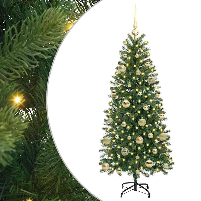 Load image into Gallery viewer, Vidaxl kunstkerstboom met 150 led met standaard groen 150 cm pe en pvc

