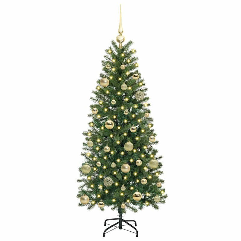 Load image into Gallery viewer, Vidaxl kunstkerstboom met 150 led met standaard groen 150 cm pe en pvc
