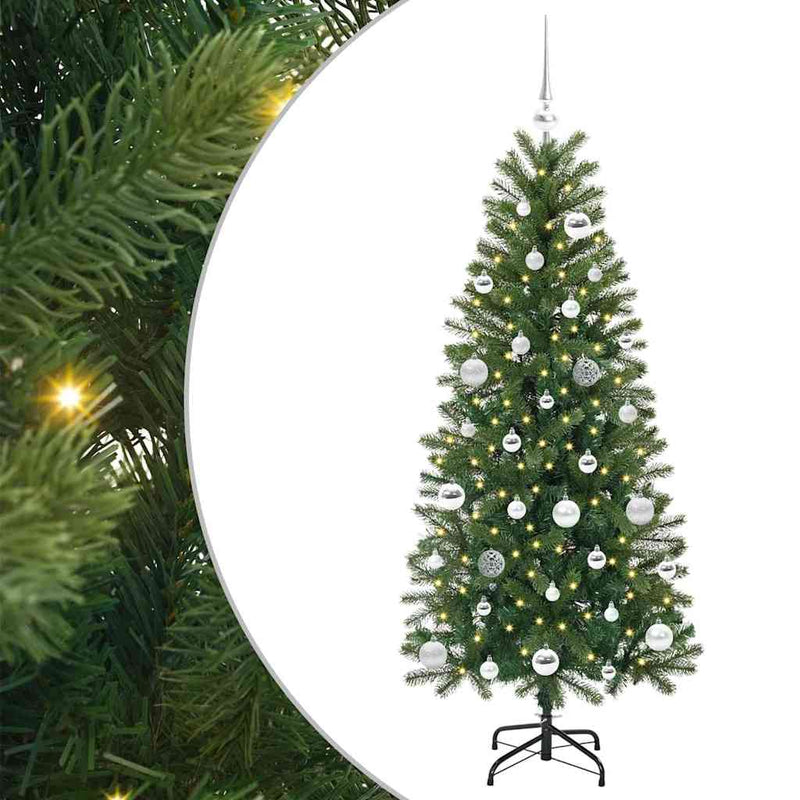 Load image into Gallery viewer, Vidaxl kunstkerstboom met 150 led met standaard groen 150 cm pe en pvc
