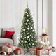Vidaxl kunstkerstboom met 300 led met standaard groen 180 cm pe en pvc
