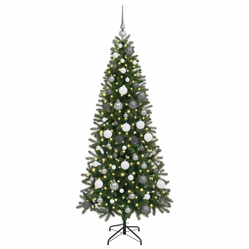 Load image into Gallery viewer, Vidaxl kunstkerstboom met 300 led met standaard groen 180 cm pe en pvc
