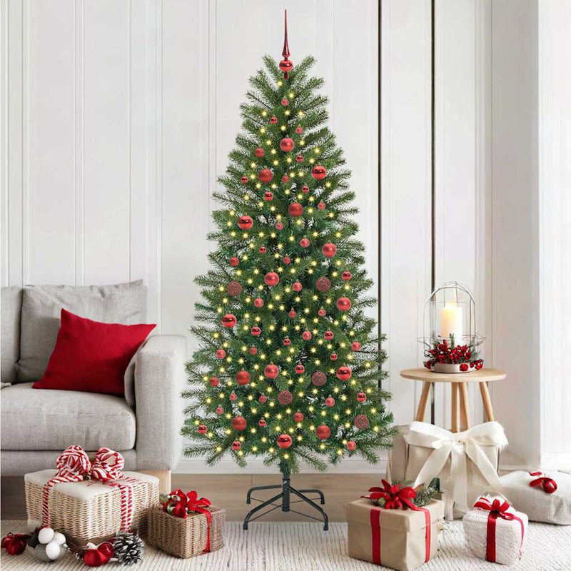 Load image into Gallery viewer, Vidaxl kunstkerstboom met 300 led met standaard groen 180 cm pe en pvc
