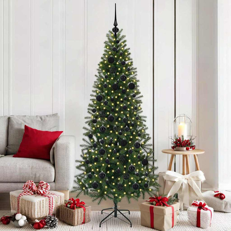 Load image into Gallery viewer, Vidaxl kunstkerstboom met 300 led met standaard groen 180 cm pe en pvc
