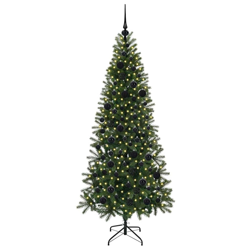Load image into Gallery viewer, Vidaxl kunstkerstboom met 300 led met standaard groen 180 cm pe en pvc
