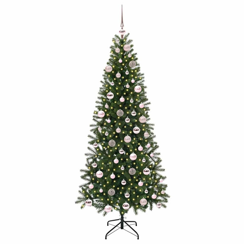 Load image into Gallery viewer, Vidaxl kunstkerstboom met 300 led met standaard groen 180 cm pe en pvc
