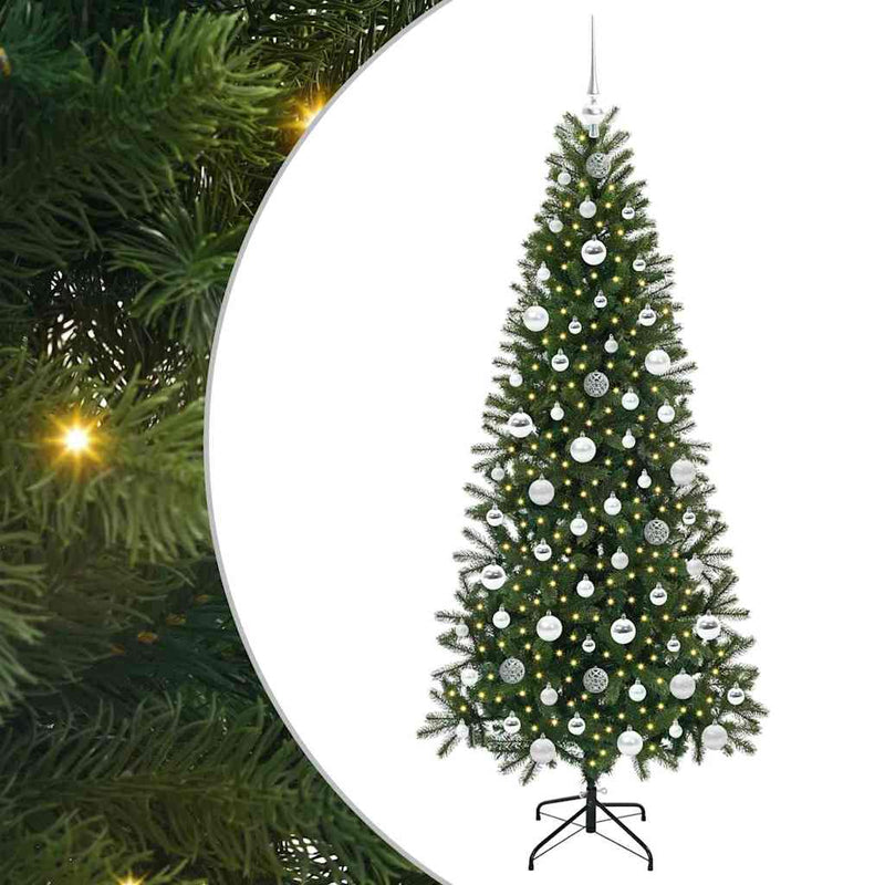 Load image into Gallery viewer, Vidaxl kunstkerstboom met 300 led met standaard groen 180 cm pe en pvc

