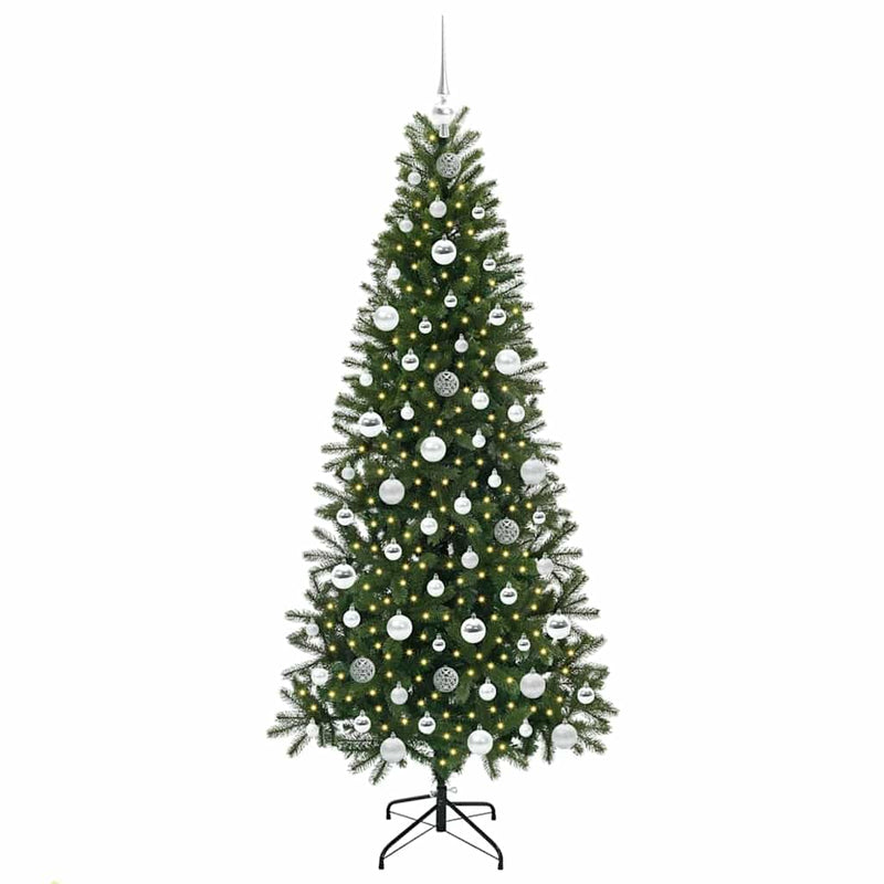 Load image into Gallery viewer, Vidaxl kunstkerstboom met 300 led met standaard groen 180 cm pe en pvc
