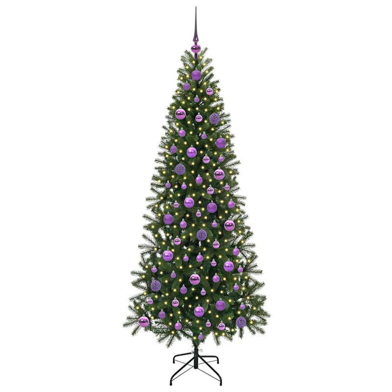 Load image into Gallery viewer, Vidaxl kunstkerstboom met 300 led met standaard groen 180 cm pe en pvc
