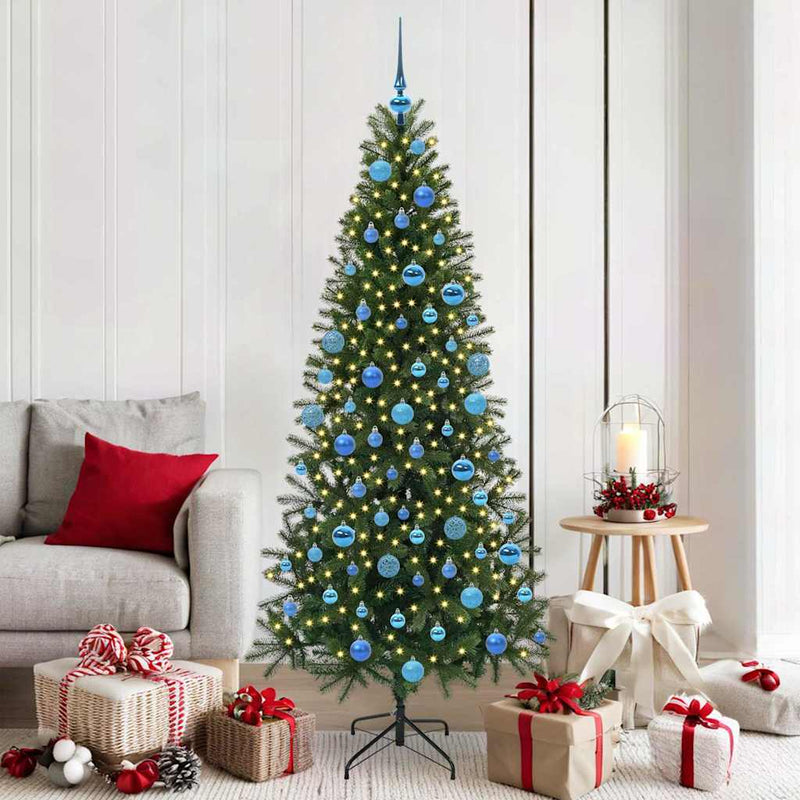 Load image into Gallery viewer, Vidaxl kunstkerstboom met 300 led met standaard groen 180 cm pe en pvc
