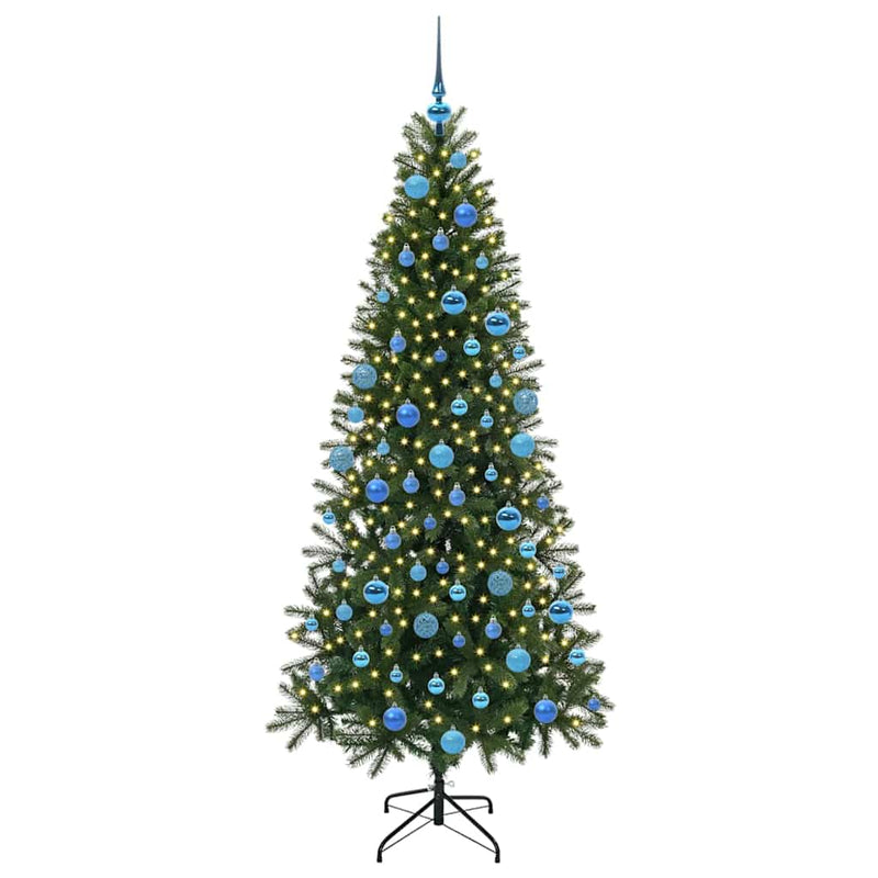 Load image into Gallery viewer, Vidaxl kunstkerstboom met 300 led met standaard groen 180 cm pe en pvc
