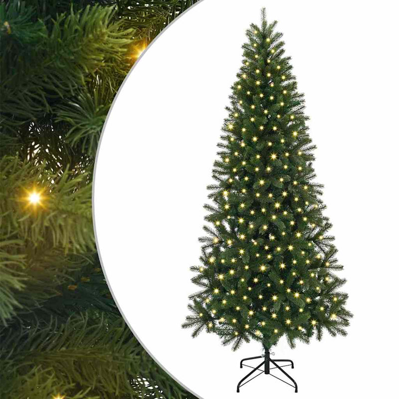 Load image into Gallery viewer, Vidaxl kunstkerstboom met 300 led met standaard groen 240 cm pe en pvc
