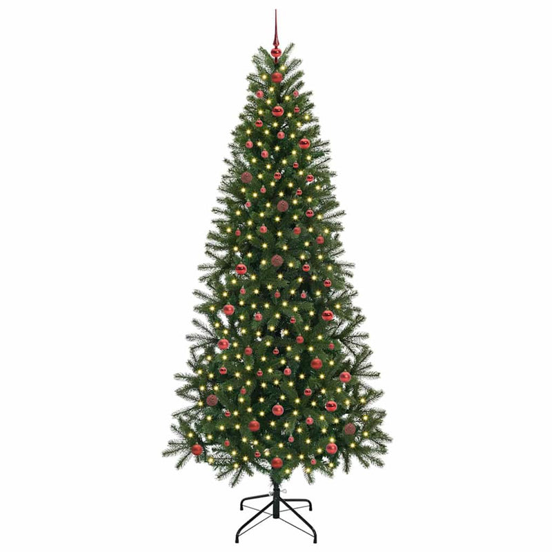 Load image into Gallery viewer, Vidaxl kunstkerstboom met 300 led met standaard groen 240 cm pe en pvc
