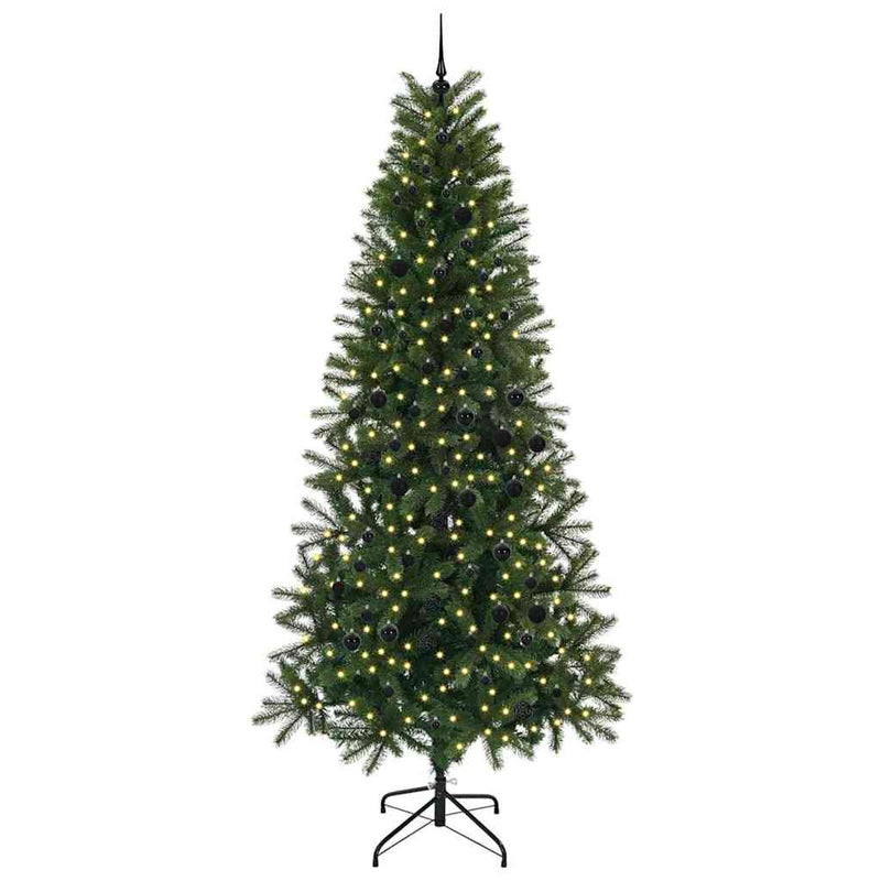 Load image into Gallery viewer, Vidaxl kunstkerstboom met 300 led met standaard groen 240 cm pe en pvc
