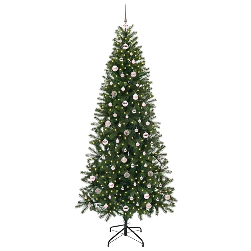 Load image into Gallery viewer, Vidaxl kunstkerstboom met 300 led met standaard groen 240 cm pe en pvc
