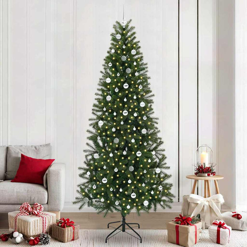 Load image into Gallery viewer, Vidaxl kunstkerstboom met 300 led met standaard groen 240 cm pe en pvc
